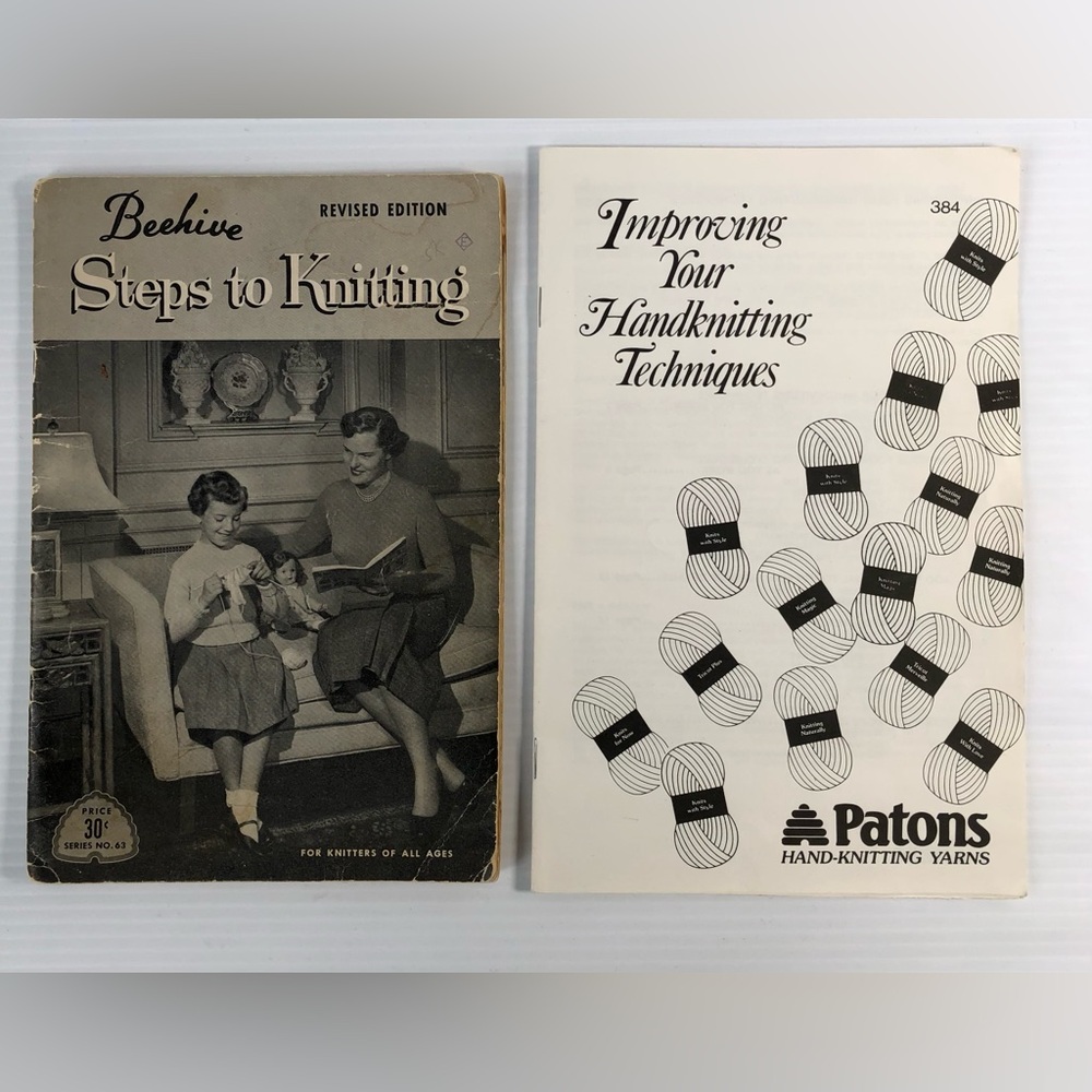 Vintage Knitting Books